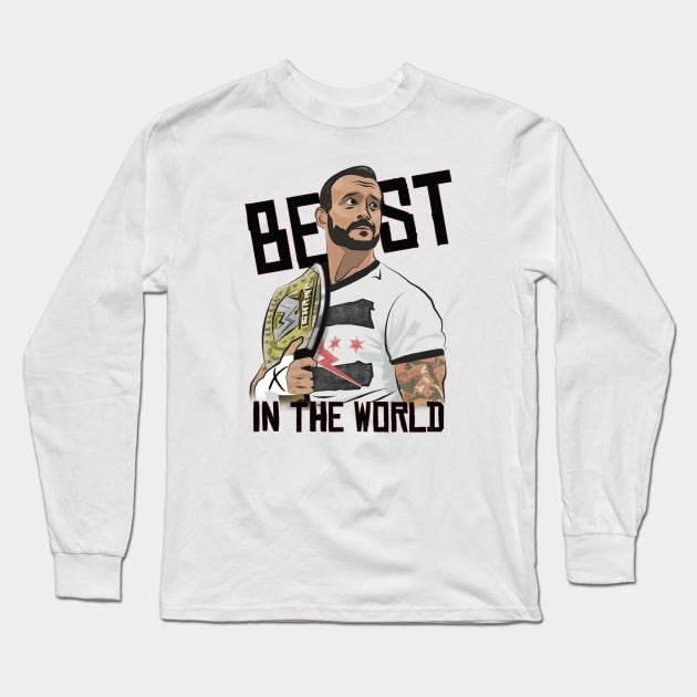 best in the world Long Sleeve T-Shirt by lightsdsgn